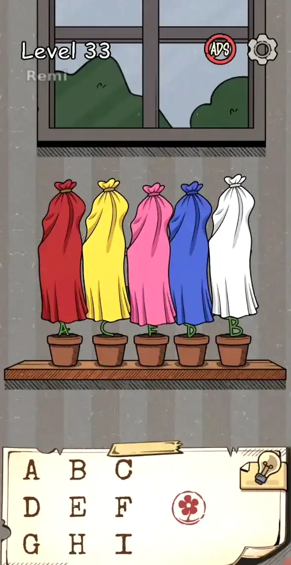 جواب مرحله ۳۳ بازی Flower Forest