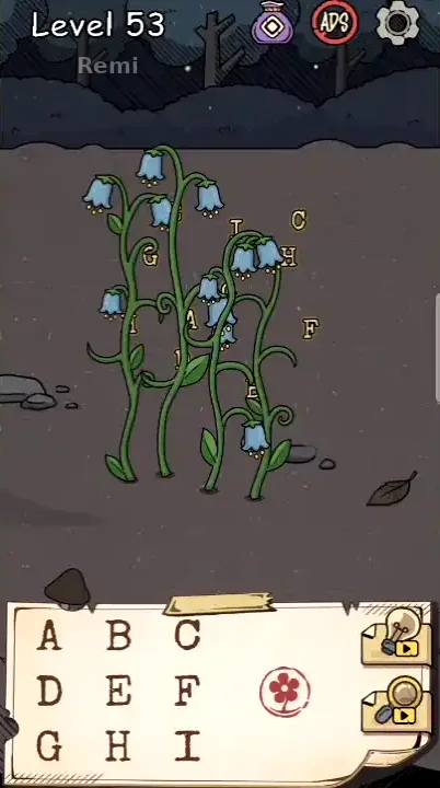 جواب مرحله ۵۳ بازی Flower Forest