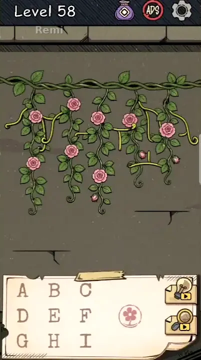 تصویر مرحله ۵۸ بازی Flower Forest